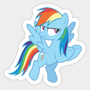 Rainbow Dash explain Sticker